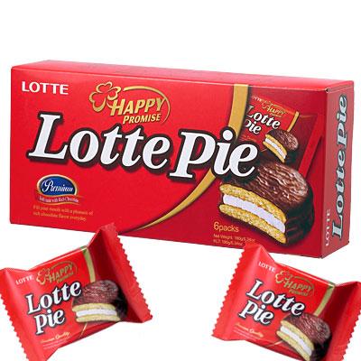 147 product id 770 65 Bánh Lotte Pie phủ socola nhân kem